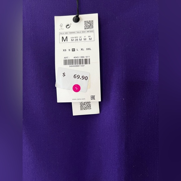 ZARA Fabulous CO-ORD set of tube skirt with matching crop top🔥 Rare Find❣️❣️ - Picture 4 of 15